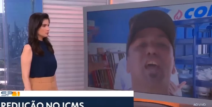 Globo lixo': homem interrompe repórter e xinga emissora ao vivo