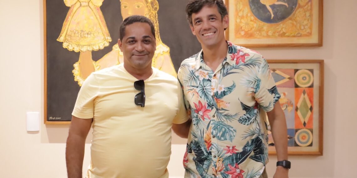 “Goiana sempre em pauta”, afirma Renato Sandré após reunião com o novo secretário de Turismo de Pernambuco, Daniel Coelho