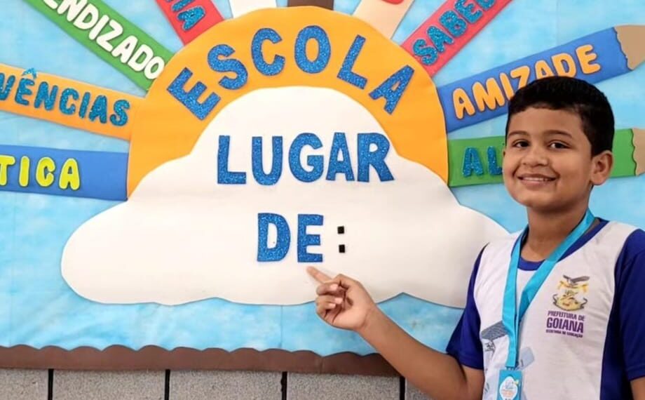 Aluno da Rede Municipal de Ensino de Goiana está na final do Concurso Ler Bem