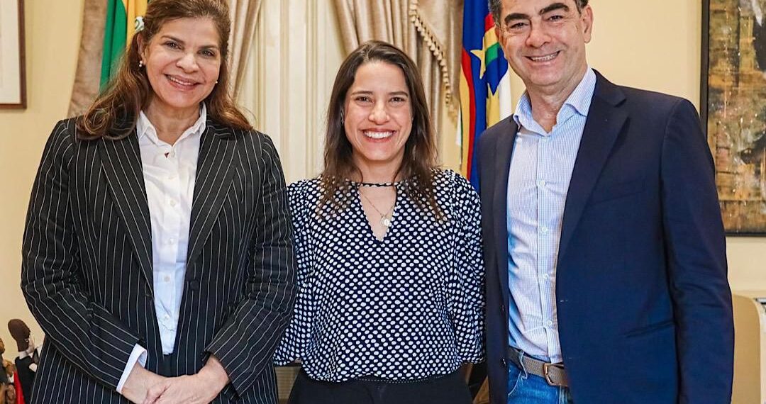 Socorro e Raimundo Pimentel se reúnem com governadora e comemoram obras estruturadoras no Araripe