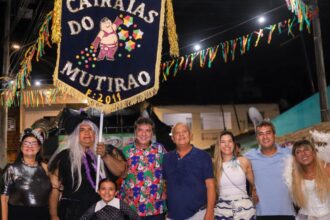 Júnior Uchoa e Marcílio Régio celebram a tradição do Carnaval de Goiana ao lado do povo - Foto (Reprodução)