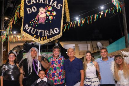 Júnior Uchoa e Marcílio Régio celebram a tradição do Carnaval de Goiana ao lado do povo - Foto (Reprodução)