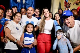 Marcílio e Lícia inauguram 'Central 11' com apoio popular e presença de lideranças políticas em Goiana- Foto (Reprodução)