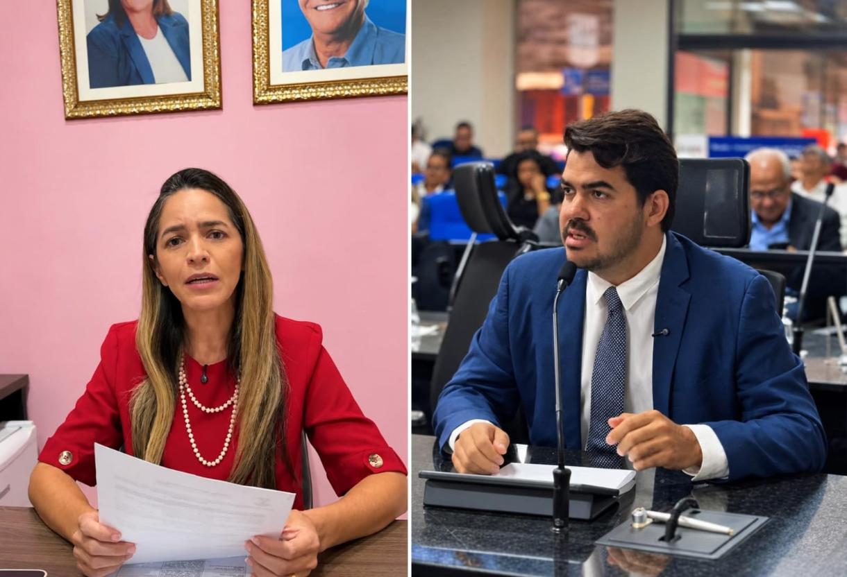 Câmara de Goiana convoca nova eleição da Mesa Diretora para 1º de outubro; Ana Diamante e Pedro Henrique disputam a presidência